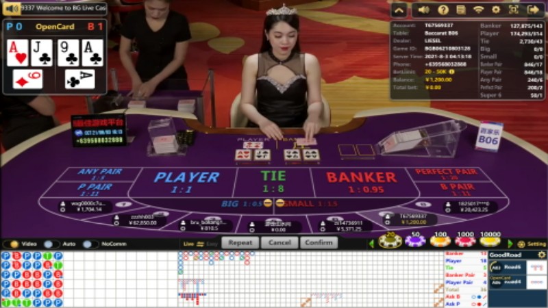 Web giả mạo không hỗ trợ live casino